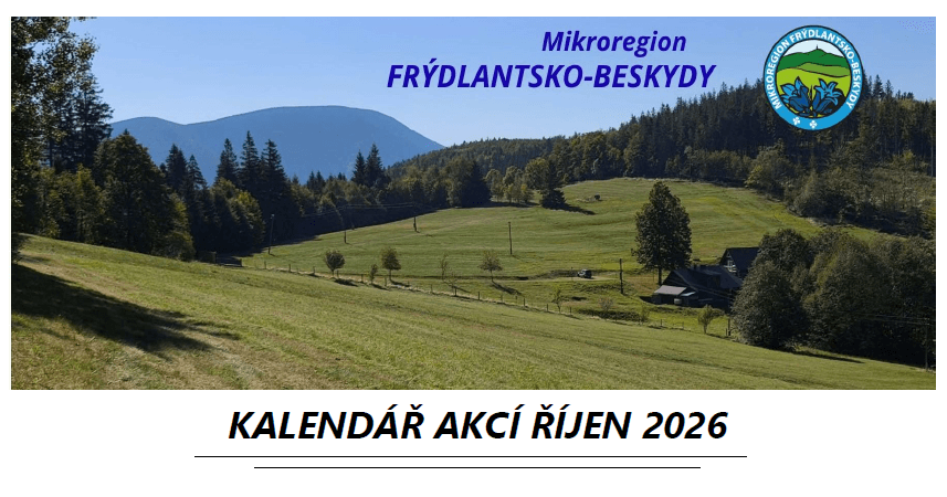 Obrázek k aktualitě Mikroregion FRÝDLANTSKO-BESKYDY - Kalendář akcí na říjen 2026