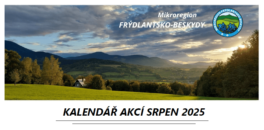 Obrázek k aktualitě Mikroregion FRÝDLANTSKO-BESKYDY - Kalendář akcí na srpen 2025